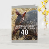 de grappige humor van de de verjaardagskaart van kaart (Gele Bloem)