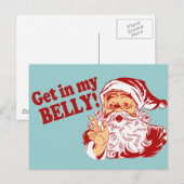 De grappige Humor van Kerstmis Feestdagenkaart (Voorkant / Achterkant)