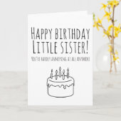 De grappige humoristische kaart van de (Gele Bloem)