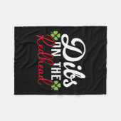 De grappige Ierse dag van de sint-janskruid overva Fleece Deken (Voorkant (Horizontaal))