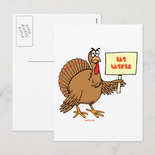 DE GRAPPIGE JOODSE GIFTEN VAN DE CHANOEKA FEESTDAGENKAART (Voorkant / Achterkant)