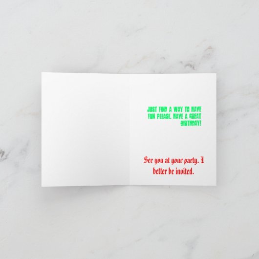 De grappige kaart (Binnen)