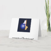 de grappige kaart aap bedrijfs zestigste van de (Achterkant)