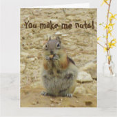 De Grappige Kaart van de aardeekhoorn (Gele Bloem)