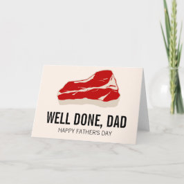 De grappige Kaart van de Dag van Father van het