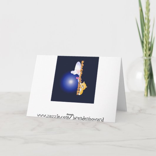 De grappige kaart van de de bonnetconcurrentie van (Achterkant)