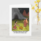 De grappige Kaart van de Holbewoner (Gele Bloem)