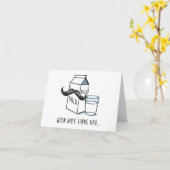 De grappige Kaart van de Nota van de Melk & van de (Gele Bloem)