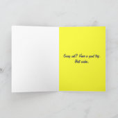 De grappige kaart van de Verjaardag (Binnen)