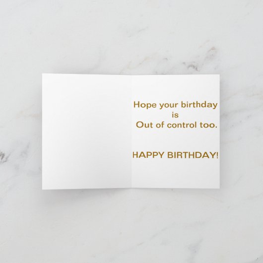 DE GRAPPIGE KAART VAN DE VERJAARDAG (Binnen)