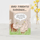 De grappige Kaart van de Verjaardag: De Avond van (Gele Bloem)