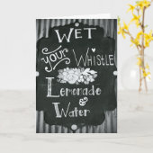 De grappige Kaart van de Verjaardag met Alcohol (Gele Bloem)