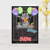 De grappige kaart van de Verjaardag van de (Gele Bloem)