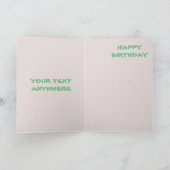 DE GRAPPIGE KAART VAN DE VERJAARDAG VAN DE FOTO (Binnen)