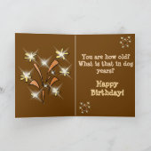 De grappige Kaart van de Verjaardag van de "Jaren (Binnen)