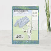 De grappige Kaart van de Verjaardag van de Kommen (Voorkant)