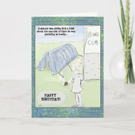 De grappige Kaart van de Verjaardag van de Kommen