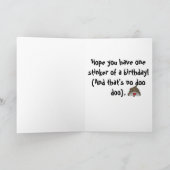 De grappige Kaart van de Verjaardag van Emoji van (Binnen)