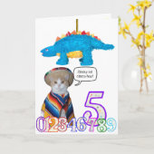 De grappige Kaart van de Verjaardag van het (Gele Bloem)