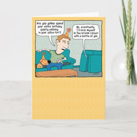 De grappige Kaart van de Verjaardag van het Fort (Voorkant)