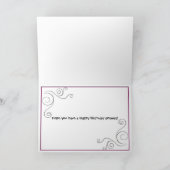 De grappige Kaart van de Verjaardag van het Puppy (Binnen)