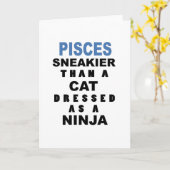 De grappige Kaart van de Verjaardag van Vissen (Gele Bloem)