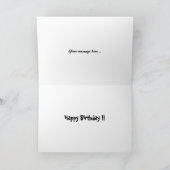 De grappige Kaart van de Verjaardag voor de Jagers (Binnen)