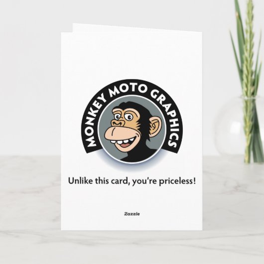 De grappige Kaart van Halloween van de Zombie (Achterkant)