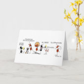 De grappige Kaart van Photoshoot van het Paard van (Gele Bloem)