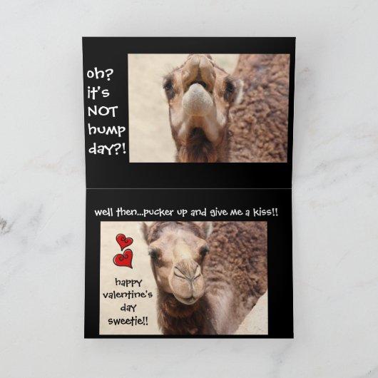 De grappige Kaart van Valentijn van de Dag van de (Binnen)