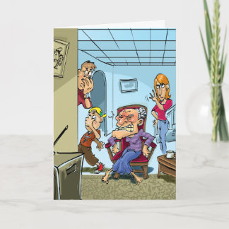 De grappige Kaarten van de Verjaardag -