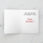 De grappige Kaarten van de Verjaardag: Vervullende (Binnen)