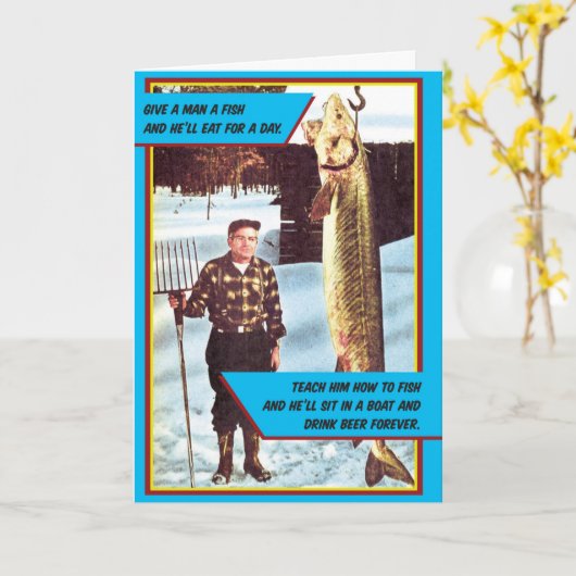 De grappige Kaarten van Vaderdag (Gele Bloem)