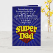 De grappige Kaarten van Vaderdag, Super Papa (Gele Bloem)