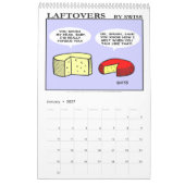 De grappige Kalender van de Keuken van de Cartoon (Jan 2027)