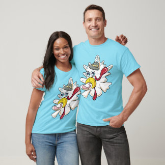 De Grappige Kalkoen Wiebelt tot je Wankelt Thanksg T-shirt
