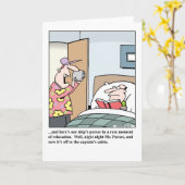 De grappige Kant van Kruisgroet kaart-4 Kaart (Gele Bloem)