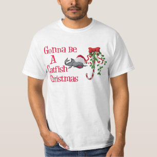 De grappige Katvis van de Visserij van de Humor T-shirt