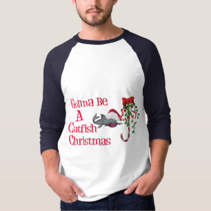 De grappige Katvis van de Visserij van de Humor T-shirt