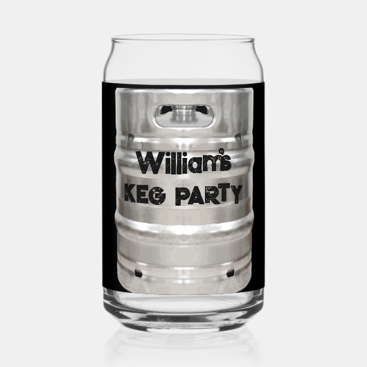 De grappige Keg-Partij kan Drink glas vormen (Voorkant)