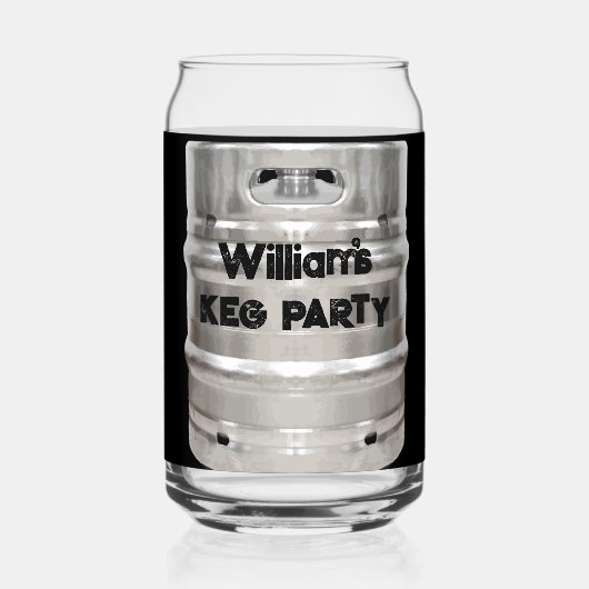 De grappige Keg-Partij kan Drink glas vormen (Achterkant)