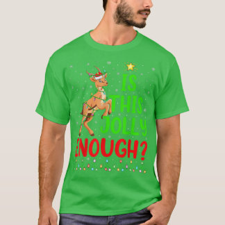 De grappige kerstboom is deze alleen genoeg antilo t-shirt