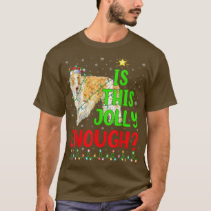 De grappige kerstboom is deze alleen genoeg Borzoi T-shirt