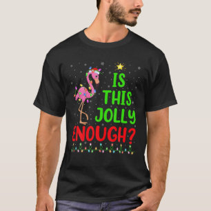 De grappige kerstboom is deze alleen genoeg flamin t-shirt