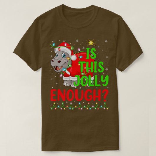 De grappige kerstboom is deze alleen genoeg hippop t-shirt (Design voorkant)