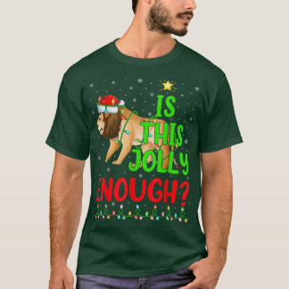 De grappige kerstboom is deze dolly genoeg berghen t-shirt