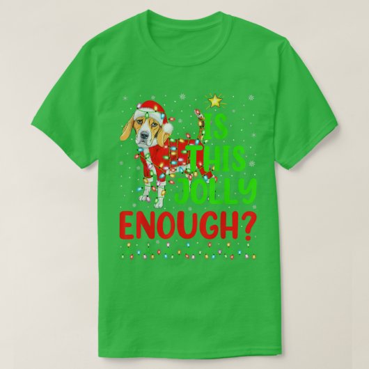 De grappige kerstboom is deze gelei genoeg stommel t-shirt (Design voorkant)