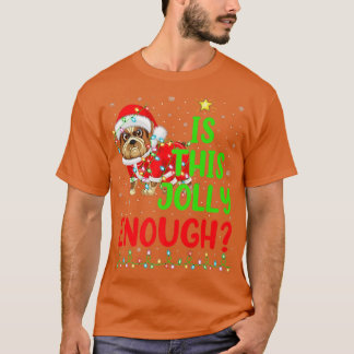 De grappige kerstboom is deze grove hond Chris T-shirt