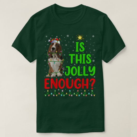 De grappige kerstboom is deze troebel genoeg troep t-shirt (Design voorkant)