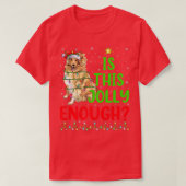 De grappige kerstboom is deze wollig genoeg ruwe c t-shirt (Design voorkant)